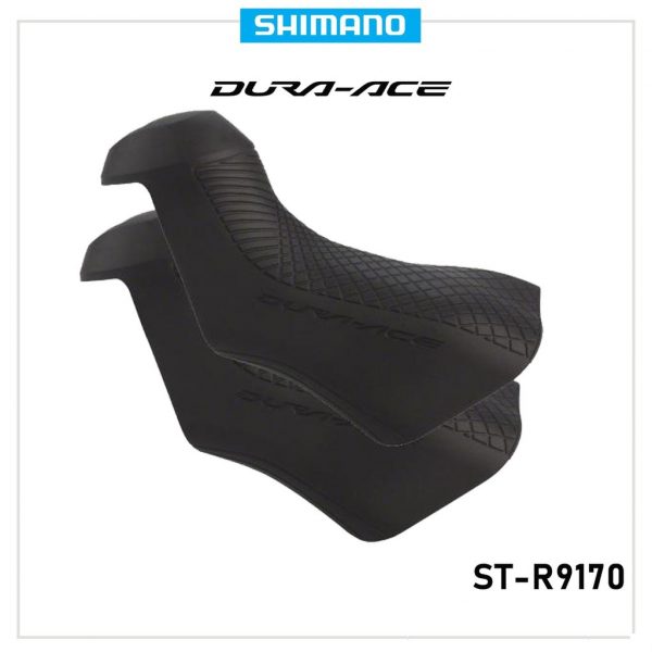 Bọc cao su tay lắc Shimano Dura-Ace ST-R9170 Bracket Cover (ST-R9170), Black, Hàng chính hãng - Ảnh 2