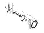 Khóa Chốt cho Giò Dĩa Shimano FC5600 Plate Y1GE98050 - Ảnh 2