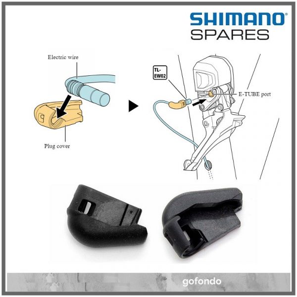 Chắn Bụi cho Sang Dĩa Trước Shimano FD8050 / FD9150 Plug Cover Y5ZW00031 - Ảnh 1