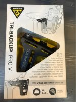 Gọng bình nước gắn sau yên, hỗ trợ gắn 2 gọng bình, hiệu Topeak Tri Backup TBU-Pro V - Ảnh 6