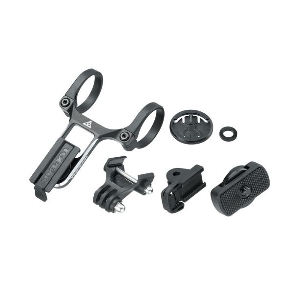Pát gắn đồng hồ hoặc điện thoại trên tay lái xe đạp, hỗ trợ gắn đèn hoặc camera bên dưới, hiệu Topeak TC1028 - Ảnh 2