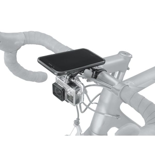Pát gắn đồng hồ hoặc điện thoại trên tay lái xe đạp, hỗ trợ gắn đèn hoặc camera bên dưới, hiệu Topeak TC1028 - Ảnh 4