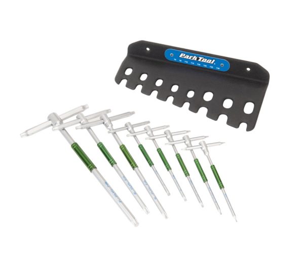 (Tool THT-1) Bộ lục hoa chữ T cao cấp hiệu Parktool SLIDING T-HANDLE TORX® COMPATIBLE WRENCH SET - Ảnh 1