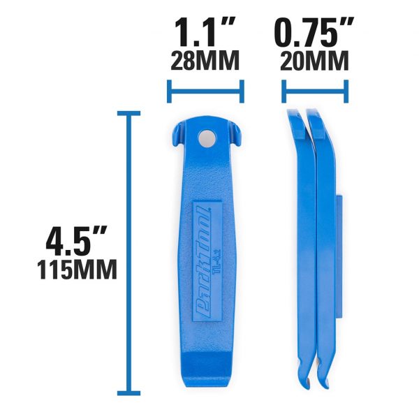 (Tool TL-4.2) Bộ dụng cụ nạy vỏ bánh xe đạp hiệu Parktool TIRE LEVER SET - Ảnh 4