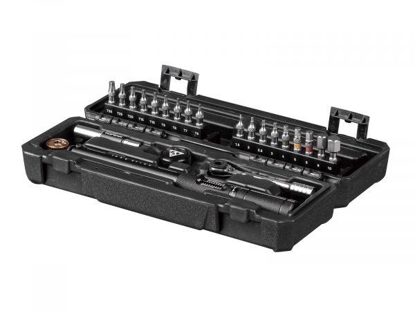 Bộ hộp dụng cụ mini cầm tay, có điều chỉnh lực 4-20NM, hiệu Topeak TT2601 Torq Stick Pro - Ảnh 1