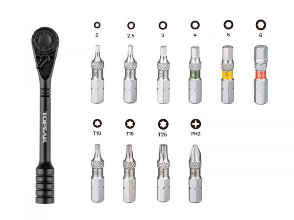 TOPEAK Bộ dụng cụ mini tool 12 chức năng - TT2628 Ratchet Rocket Essential - Ảnh 3