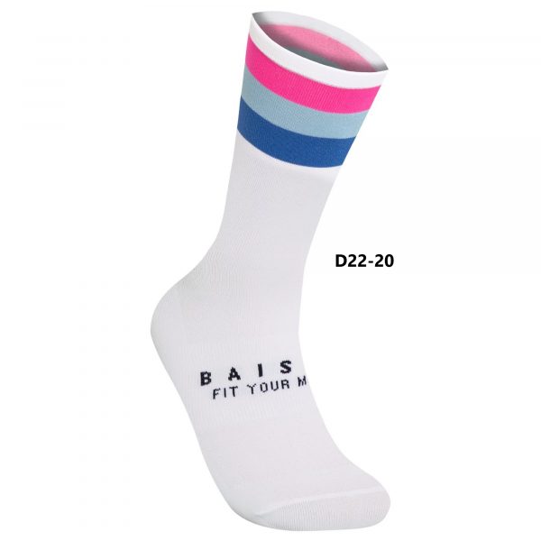 Vớ xe đạp Baisky Sport Socks, freesize, màu Parallel Pink - Ảnh 1