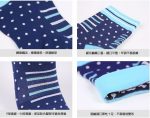 Vớ xe đạp Baisky Sport Socks, freesize, màu Dark Blue / Sky - Ảnh 3