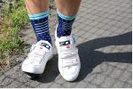 Vớ xe đạp Baisky Sport Socks, freesize, màu Dark Blue / Sky - Ảnh 4