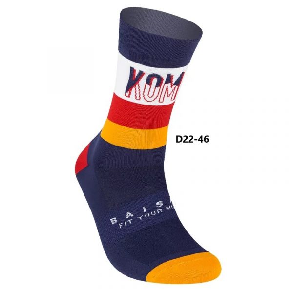 Vớ xe đạp Baisky Sport Socks, freesize, màu Dark Blue / Kom - Ảnh 1
