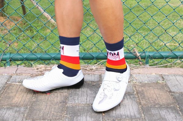 Vớ xe đạp Baisky Sport Socks, freesize, màu Dark Blue / Kom - Ảnh 4