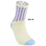 Vớ xe đạp Baisky Sport Socks, freesize, màu Cream Purple