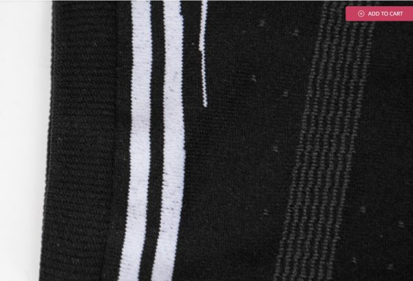 Vớ xe đạp Baisky Sport Socks, freesize, màu Black White - Ảnh 5