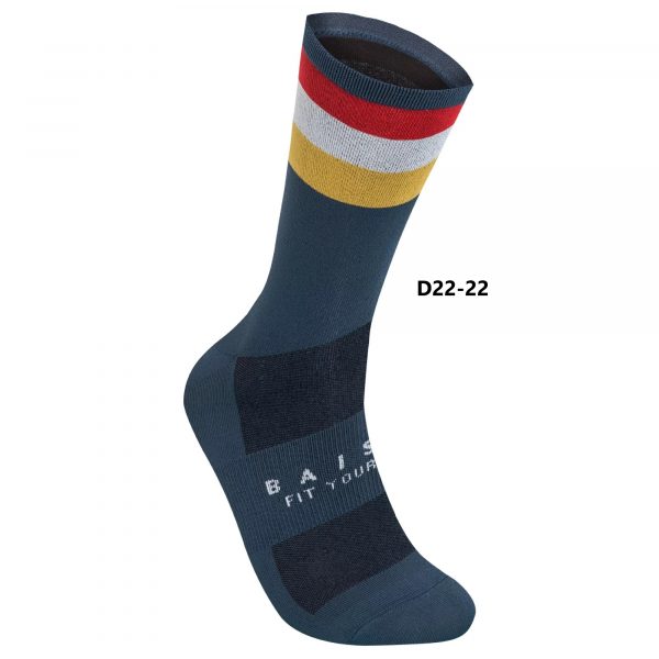 Vớ xe đạp Baisky Sport Socks, freesize, màu Parallel Blue - Ảnh 1