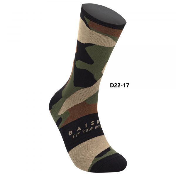 Vớ xe đạp Baisky Sport Socks, freesize, màu Reclamation Green - Ảnh 1