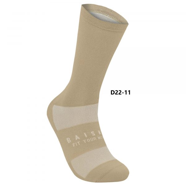 Vớ xe đạp Baisky Sport Socks, freesize, màu PURITY khaki - Ảnh 1