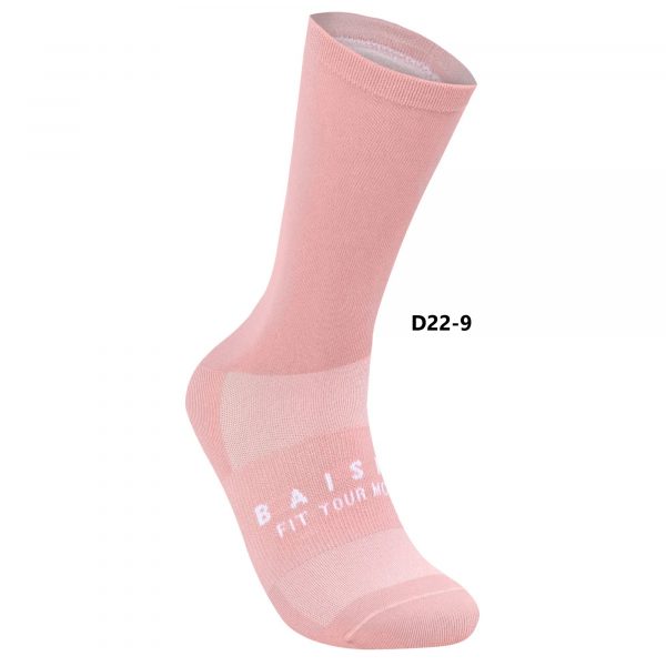 Vớ xe đạp Baisky Sport Socks, freesize, màu PURITY Gray Pink - Ảnh 1