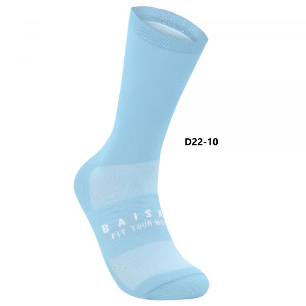 Vớ xe đạp Baisky Sport Socks, freesize, màu PURITY sky blue - Ảnh 1