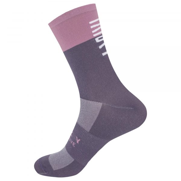 Vớ xe đạp Baisky Sport Socks, freesize, màu Compared gray purple - Ảnh 3