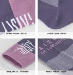 Vớ xe đạp Baisky Sport Socks, freesize, màu Compared gray purple - Ảnh 4