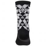 Vớ xe đạp Baisky Sport Socks, freesize, màu Black/White - Ảnh 3