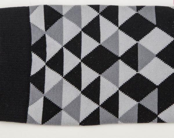 Vớ xe đạp Baisky Sport Socks, freesize, màu Black/White - Ảnh 4