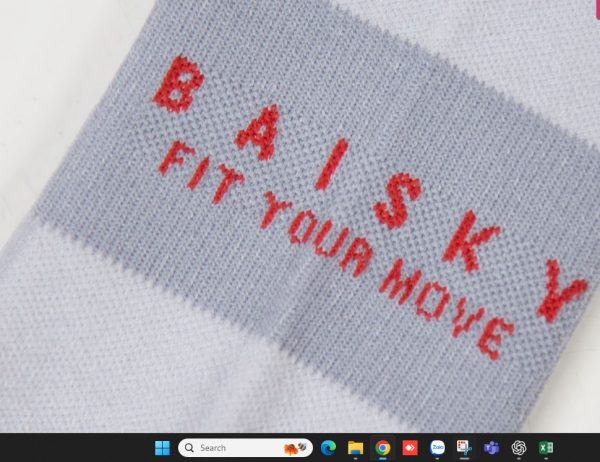 Vớ xe đạp Baisky Sport Socks, freesize, màu White Red - Ảnh 7