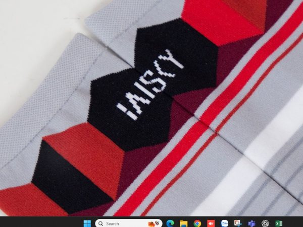 Vớ xe đạp Baisky Sport Socks, freesize, màu White Red - Ảnh 8