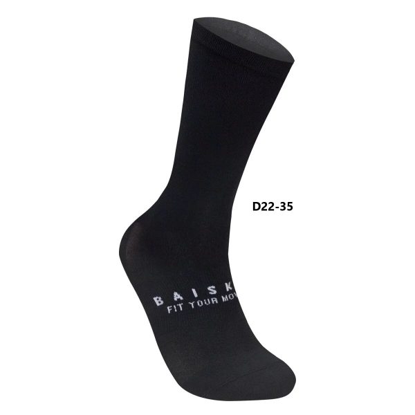 Vớ xe đạp Baisky Sport Socks, freesize, màu PURITY Black - Ảnh 1