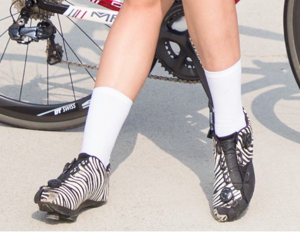 Vớ xe đạp Baisky Sport Socks, freesize, màu PURITY White - Ảnh 4