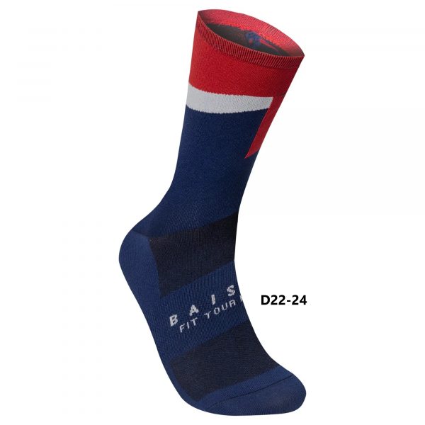 Vớ xe đạp Baisky Sport Socks, freesize, màu Reflection Blue - Ảnh 1
