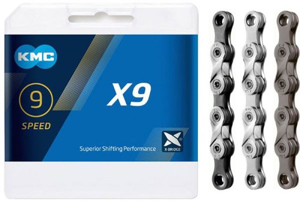 Sên xe đạp KMC X9 ( hàng hộp, hàng chĩnh hãng ) - Ảnh 1