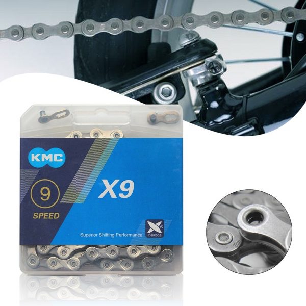 Sên xe đạp KMC X9 ( hàng hộp, hàng chĩnh hãng ) - Ảnh 3