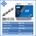 Sên xe đạp KMC X9 ( hàng hộp, hàng chĩnh hãng ) - Ảnh 5