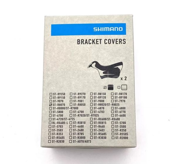 Bọc cao su tay lắc Shimano Ultegra ST-R8070 Bracket Cover (ST-R8070), Black, Hàng chính hãng - Ảnh 2