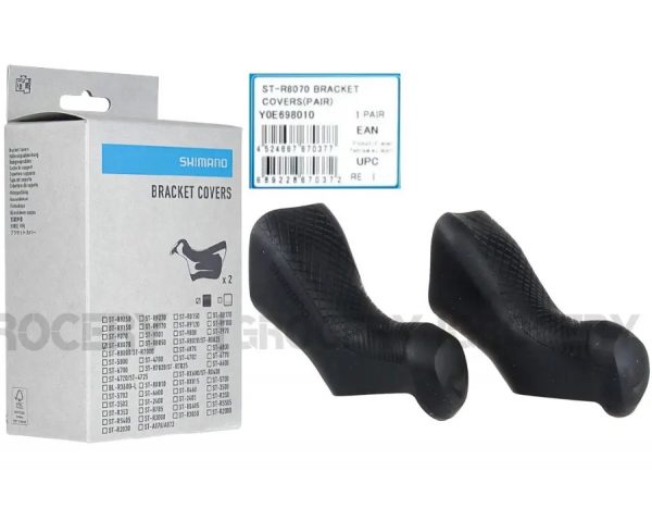 Bọc cao su tay lắc Shimano Ultegra ST-R8070 Bracket Cover (ST-R8070), Black, Hàng chính hãng - Ảnh 1