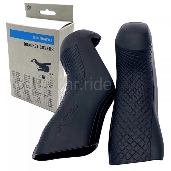 Bọc cao su tay lắc Shimano Ultegra ST-R8070 Bracket Cover (ST-R8070), Black, Hàng chính hãng - Ảnh 3