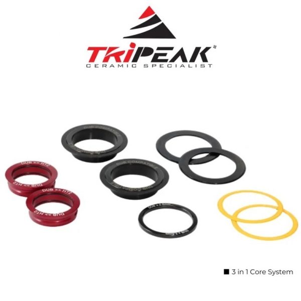 Trục giữa BB TRIPEAK PF386 cho hệ 3 giò 3in1, bạc đạn Ceramic Bearing - Ảnh 2