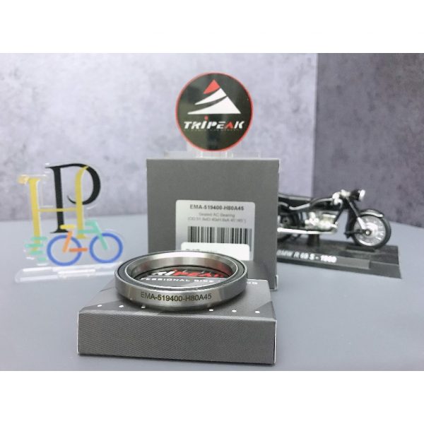 (HS-041) 51.9x40x8mm, 45°/45° Bạc đạn chén cổ TRIPEAK Headset Steel Bearing - Ảnh 1