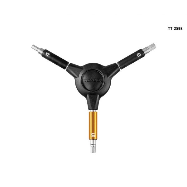Dụng cụ mini hình chữ Y, lục giac 4/5/6mm, hiệu Topeak TT2598 Yhex Speed Wrench - Ảnh 2