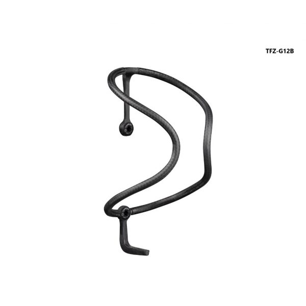 Gọng bình nước bằng Carbon, hiệu Topeak TFZ-G12B Feza Cage G12B, màu đen, nặng 12g - Ảnh 1
