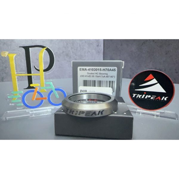(HS-006) 41x30.15x7mm, 45°/45° Bạc đạn chén cổ TRIPEAK Headset Steel Bearing - Ảnh 3
