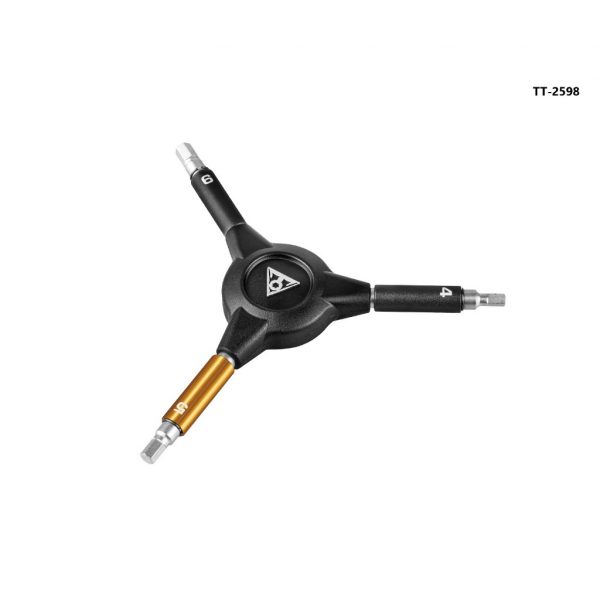Dụng cụ mini hình chữ Y, lục giac 4/5/6mm, hiệu Topeak TT2598 Yhex Speed Wrench - Ảnh 1