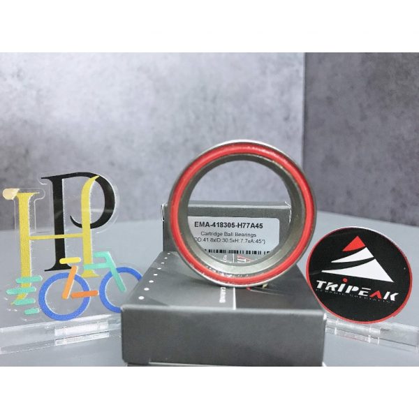 (HS-015) 41.8x30.5x7.7mm, 45°/45° Bạc đạn chén cổ TRIPEAK Headset Steel Bearing - Ảnh 3