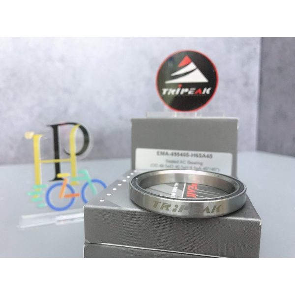 (HS-035) 49.5x40.5x7mm, 45°/45° Bạc đạn chén cổ TRIPEAK Headset Steel Bearing - Ảnh 3