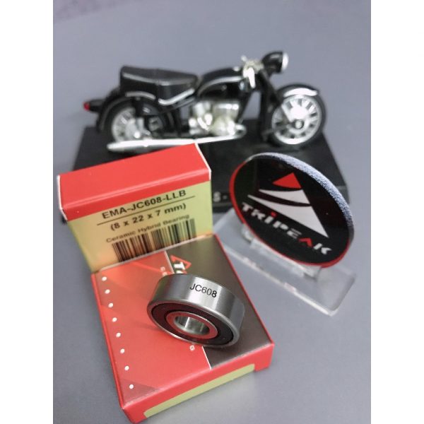 #608 ( 8 x 22 x 7 mm) Bạc đạn bánh xe - Ảnh 1