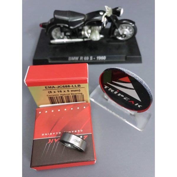 #688 ( 8 x 16 x 5 mm) Bạc đạn bánh xe - Ảnh 1