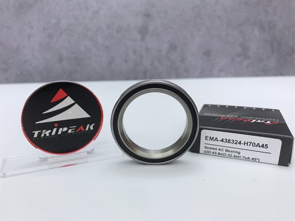 (HS-050) 43.8x32.4x7mm, 45°/45° Bạc đạn chén cổ TRIPEAK Headset Steel Bearing - Ảnh 5