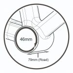 (BBF-071) Trục giữa BB TRIPEAK BBRight cho giò Shimano 24mm, bạc đạṇ Ceramic Bearing - Ảnh 4