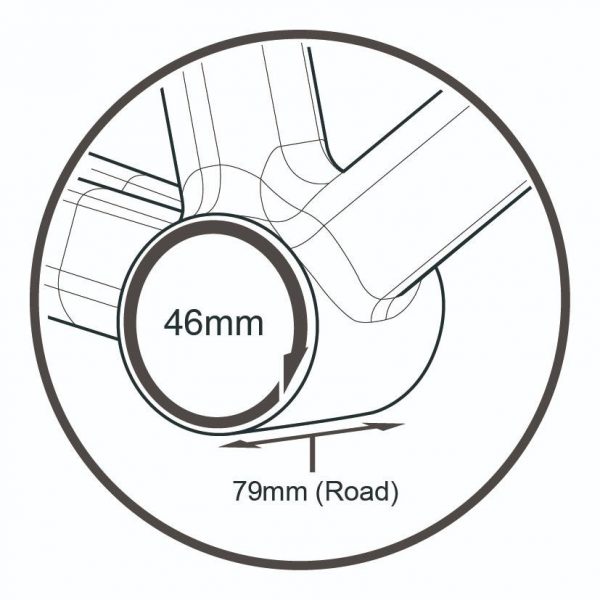 (BBF-071) Trục giữa BB TRIPEAK BBRight cho giò Shimano 24mm, bạc đạṇ Ceramic Bearing - Ảnh 4